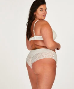 Slip Brésilien Marine - Blanc -Catrin La Lingerie Boutique 200950 13