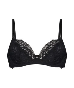 Soutien-gorge à Armatures Non-préformé Marine - Noir -Catrin La Lingerie Boutique 200994 5