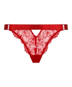 Tanga Taille Haute Violet - Rouge -Catrin La Lingerie Boutique 201069 5