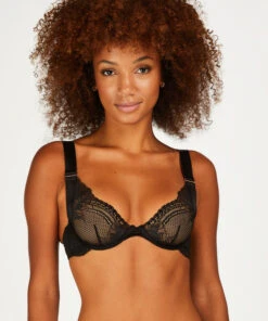 Soutien-gorge Non Rembourré à Armatures Hana - Noir