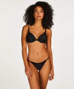 Soutien-gorge à Armatures Rembourrage Maximiseur Elissa - Noir -Catrin La Lingerie Boutique 201100 3