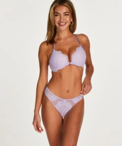 Soutien-gorge Push-up Rembourré à Armatures Blaise - Violet -Catrin La Lingerie Boutique 201136 14
