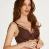 Soutien-gorge D'allaitement Rembourré à Armatures Lucy - Marron -Catrin La Lingerie Boutique 201194 1