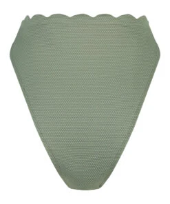 Bas De Bikini échancré Scallop - Vert -Catrin La Lingerie Boutique 201261 6