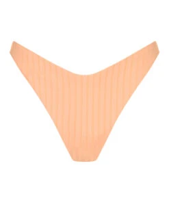 Bas De Bikini Taille Haute Côtelé Gili - Orange 10 Bas De Bikini Taille Haute Côtelé Gili - Orange -Catrin La Lingerie Boutique 201272 5
