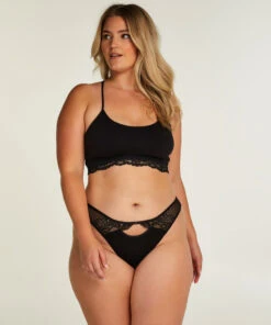 String échancré Katie - Noir -Catrin La Lingerie Boutique 201424 12