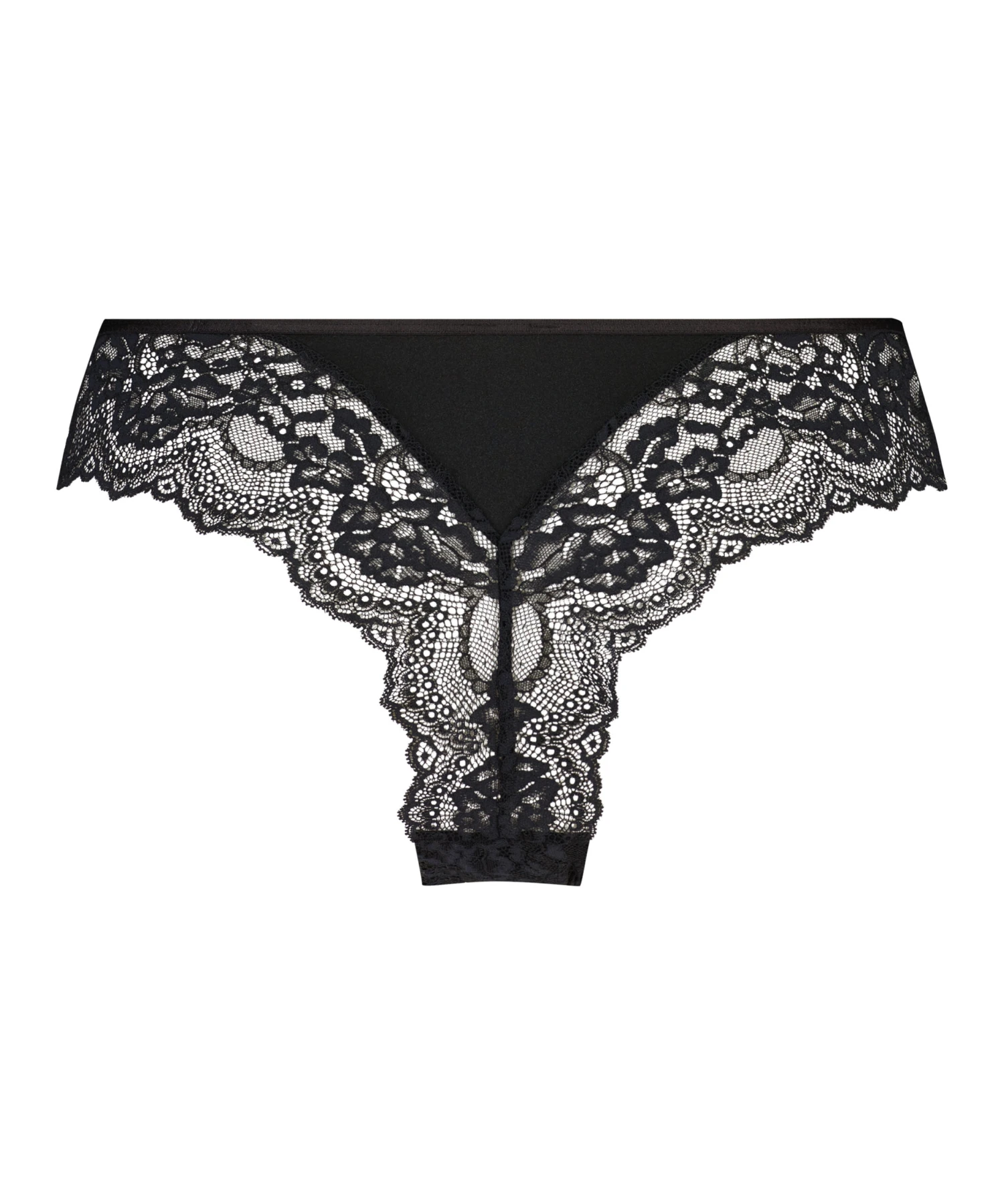 Slip Brésilien Jambes Hautes Dora - Noir 7 Slip Brésilien Jambes Hautes Dora - Noir – Image 5