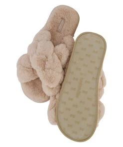 Fake Fur Slider - Blanc -Catrin La Lingerie Boutique 201600 6