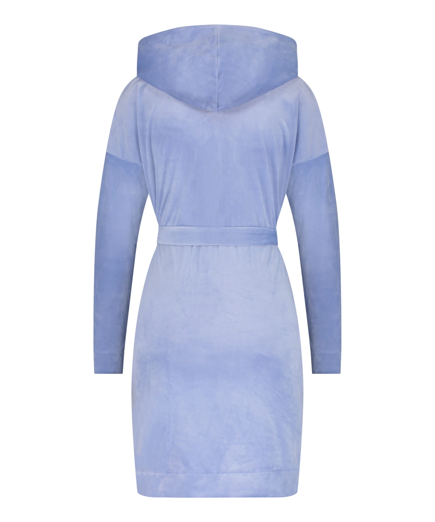 Peignoir Court Velours - Bleu 7 Peignoir Court Velours - Bleu – Image 5
