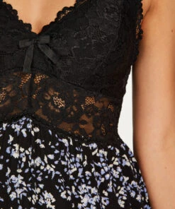 Nuisette Nora Dentelle - Noir -Catrin La Lingerie Boutique 201679 2