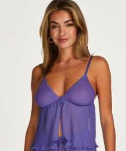 Cami Mousseline Amy - Violet