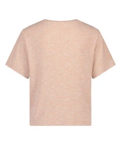 Top Manches Courtes Rib - Rose -Catrin La Lingerie Boutique 201731 6