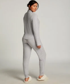 Veste à Manches Longues En Jersey Essential - Gris -Catrin La Lingerie Boutique 201752 4