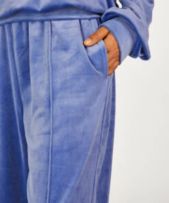 Pantalon De Jogging Velours - Bleu -Catrin La Lingerie Boutique 201767 2