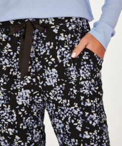 Pantalon De Pyjama Jersey - Noir -Catrin La Lingerie Boutique 201769 2