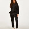 Pantalon De Jogging Velours - Noir -Catrin La Lingerie Boutique 201785 1