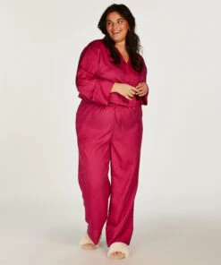 Veste à Manches Longues Satin - Rose -Catrin La Lingerie Boutique 201813 12