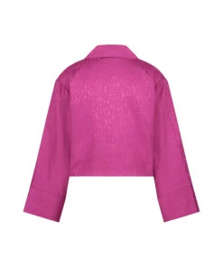 Veste à Manches Longues Satin - Rose -Catrin La Lingerie Boutique 201813 6