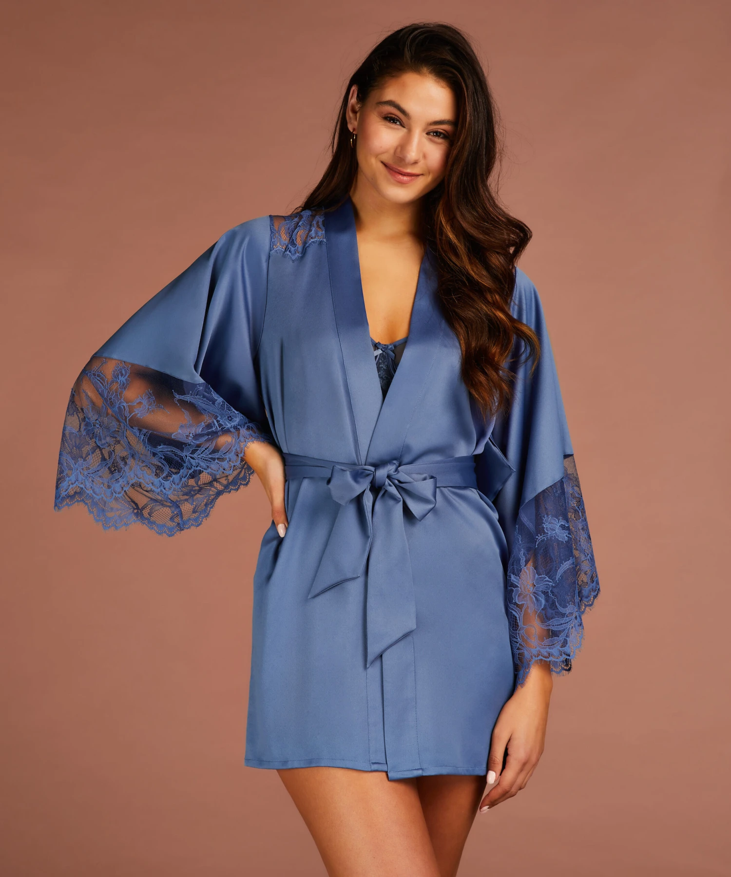 Kimono Sophia - Bleu 3 Kimono Sophia - Bleu
