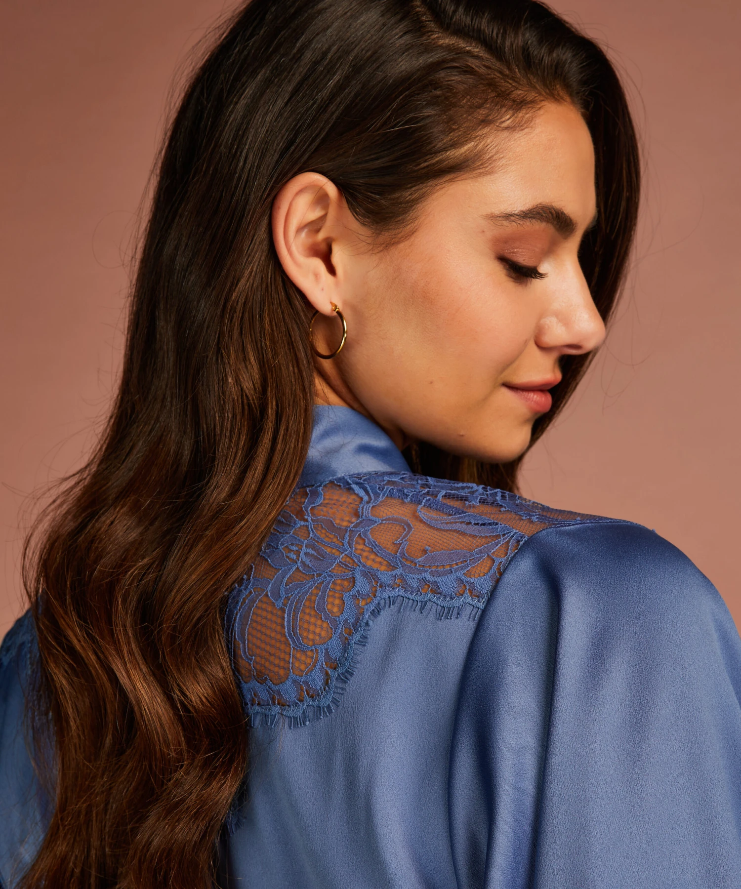 Kimono Sophia - Bleu 4 Kimono Sophia - Bleu – Image 2