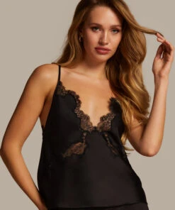 Débardeur En Dentelle Sophia - Noir