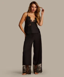 Débardeur En Dentelle Sophia - Noir -Catrin La Lingerie Boutique 201824 3