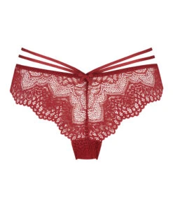 Slip Brésilien Gina - Rouge 10 Slip Brésilien Gina - Rouge -Catrin La Lingerie Boutique 201829 5