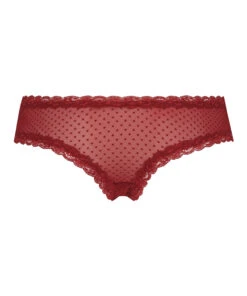 Slip Brésilien V-shape Mesh - Rouge 11 Slip Brésilien V-shape Mesh - Rouge -Catrin La Lingerie Boutique 201834 6