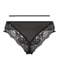 Slip Brésilien Amala - Noir -Catrin La Lingerie Boutique 201874 6