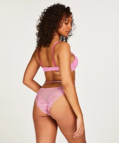 Slip Brésilien Amala - Rose -Catrin La Lingerie Boutique 201875 4