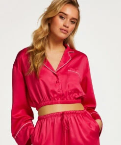 Veste Courte à Manches Longues - Rose