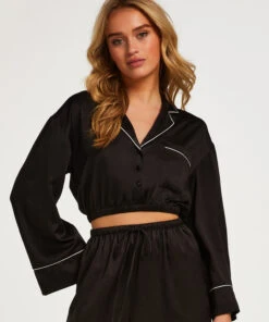 Veste Courte à Manches Longues - Noir