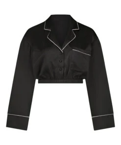 Veste Courte à Manches Longues - Noir -Catrin La Lingerie Boutique 201991 5