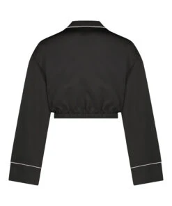 Veste Courte à Manches Longues - Noir -Catrin La Lingerie Boutique 201991 6