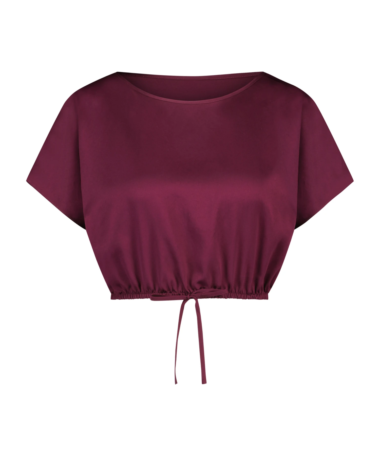 Top Court En Satin - Violet 7 Top Court En Satin - Violet – Image 5