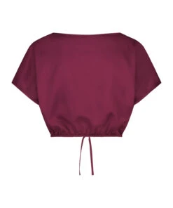 Top Court En Satin - Violet 13 Top Court En Satin - Violet -Catrin La Lingerie Boutique 202000 6