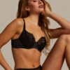Soutien-gorge à Armatures Non-préformé Jacqueline - Noir 1 Soutien-gorge à Armatures Non-préformé Jacqueline - Noir -Catrin La Lingerie Boutique 202047 1
