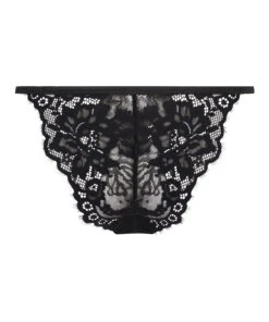 Slip Brésilien échancré Jacqueline - Noir -Catrin La Lingerie Boutique 202050 6
