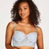 Soutien-gorge Bustier Préformé à Armatures Catrin - Bleu