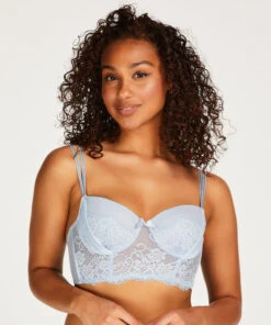 Soutien-gorge Bustier Préformé à Armatures Catrin - Bleu