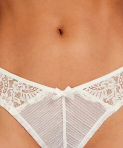 Slip Brésilien Catrin - Blanc -Catrin La Lingerie Boutique 202074 2
