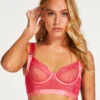 Soutien-gorge Bustier Non Rembourré à Armatures Hana - Rose