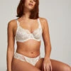 Soutien-gorge à Armatures Non-préformé Daisy - Blanc -Catrin La Lingerie Boutique 202101 1