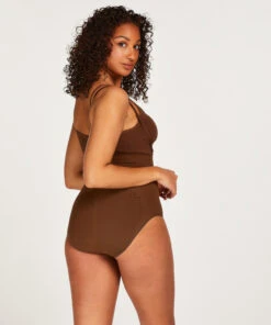 Culotte Taille Haute Sans Couture - Marron 12 Culotte Taille Haute Sans Couture - Marron -Catrin La Lingerie Boutique 202144 4