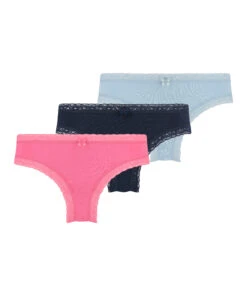 Lot De 3 Brésiliens Classics - Bleu -Catrin La Lingerie Boutique 202174 5