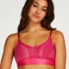 Brassière En Maille Glossy - Rose