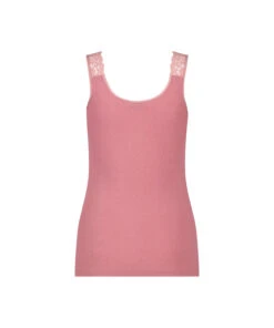 Débardeur Côtelé En Dentelle - Rose 13 Débardeur Côtelé En Dentelle - Rose -Catrin La Lingerie Boutique 202320 6