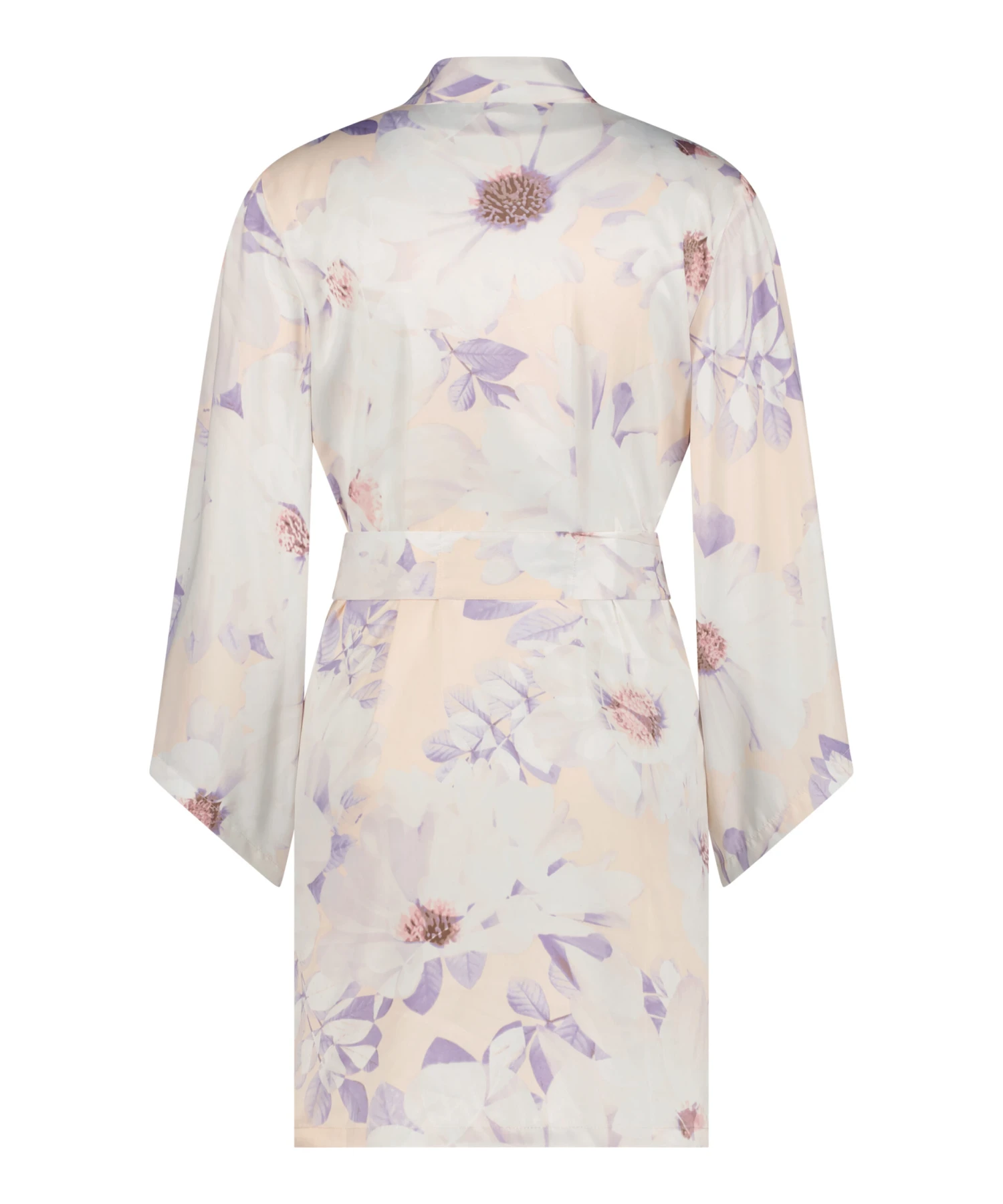 Kimono En Satin - Rose 7 Kimono En Satin - Rose – Image 5