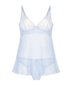 Babydoll Olivia - Bleu -Catrin La Lingerie Boutique 202331 5