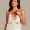 Débardeur En Dentelle Sophia - Blanc -Catrin La Lingerie Boutique 202333 1